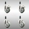 Service Caster 4 Inch 316SS Gray Poly Swivel 1 Inch Expanding Stem Caster Lock Brake, 2PK SCC-SS316TTLEX20S414-PPUB-2-S-2-1 - alternate 1